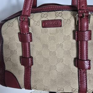 Gucci Beige and Red Women's Bag
